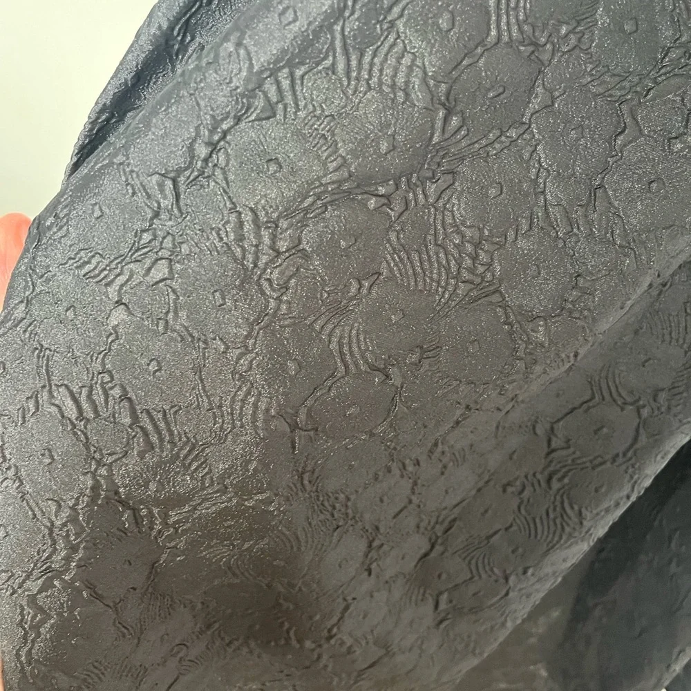 Lulu's Black Puff Sleeve Maxi Dress - Picture 3 of 4